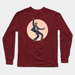 Jailhouse Wolfman with blood moon Long Sleeve T-Shirt